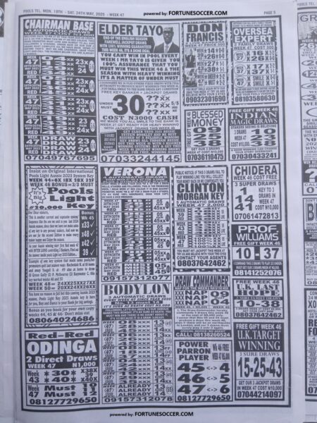 week 47 pools telegraph 2025 page 4