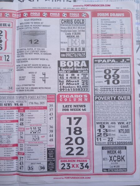 week 47 pools telegraph 2025 page 8