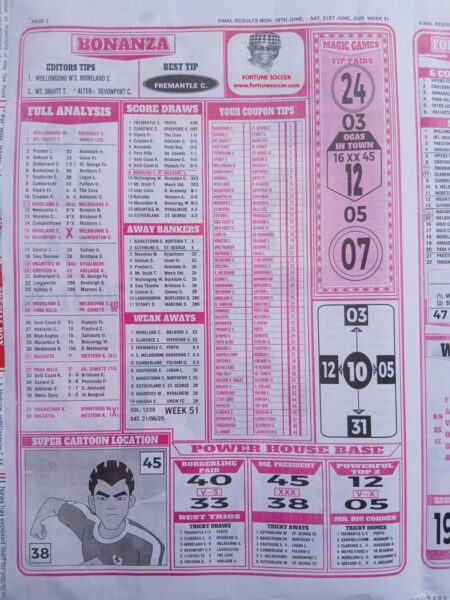 week 51 final results 2025 page 2