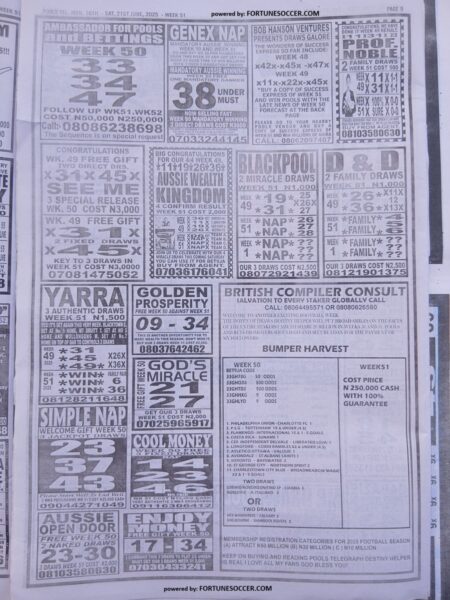 week 51 pools telegraph 2025 page 12