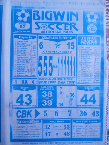 week 52 bigwin soccer 2025 page 1