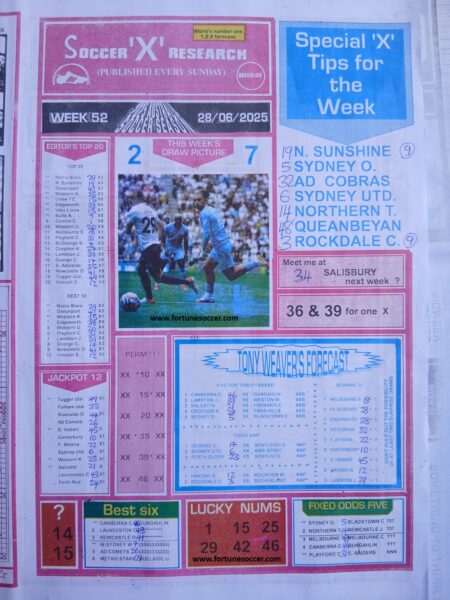 week 52 soccer x research 2025 page 1