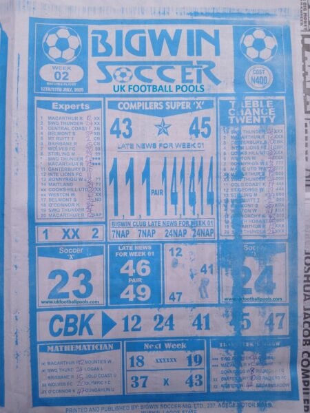 week 2 bigwin soccer 2025 page 1