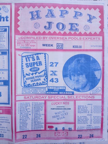 week 2 happy joe 2025 page 1