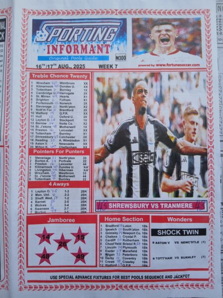 week 7 sporting informant 2025 page 1