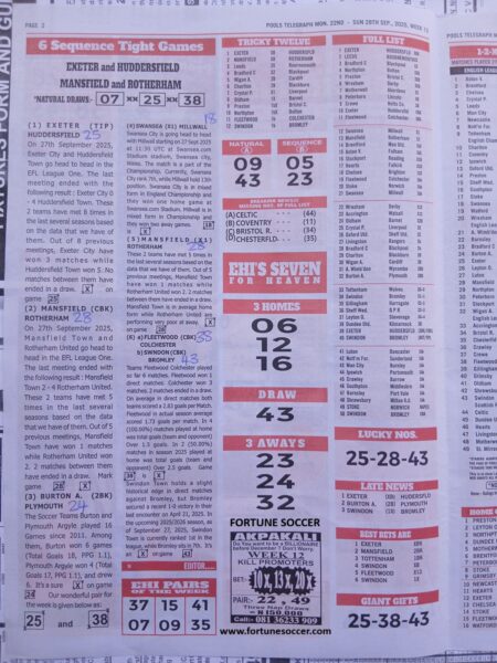 week 13 pools telegraph 2025 page 2