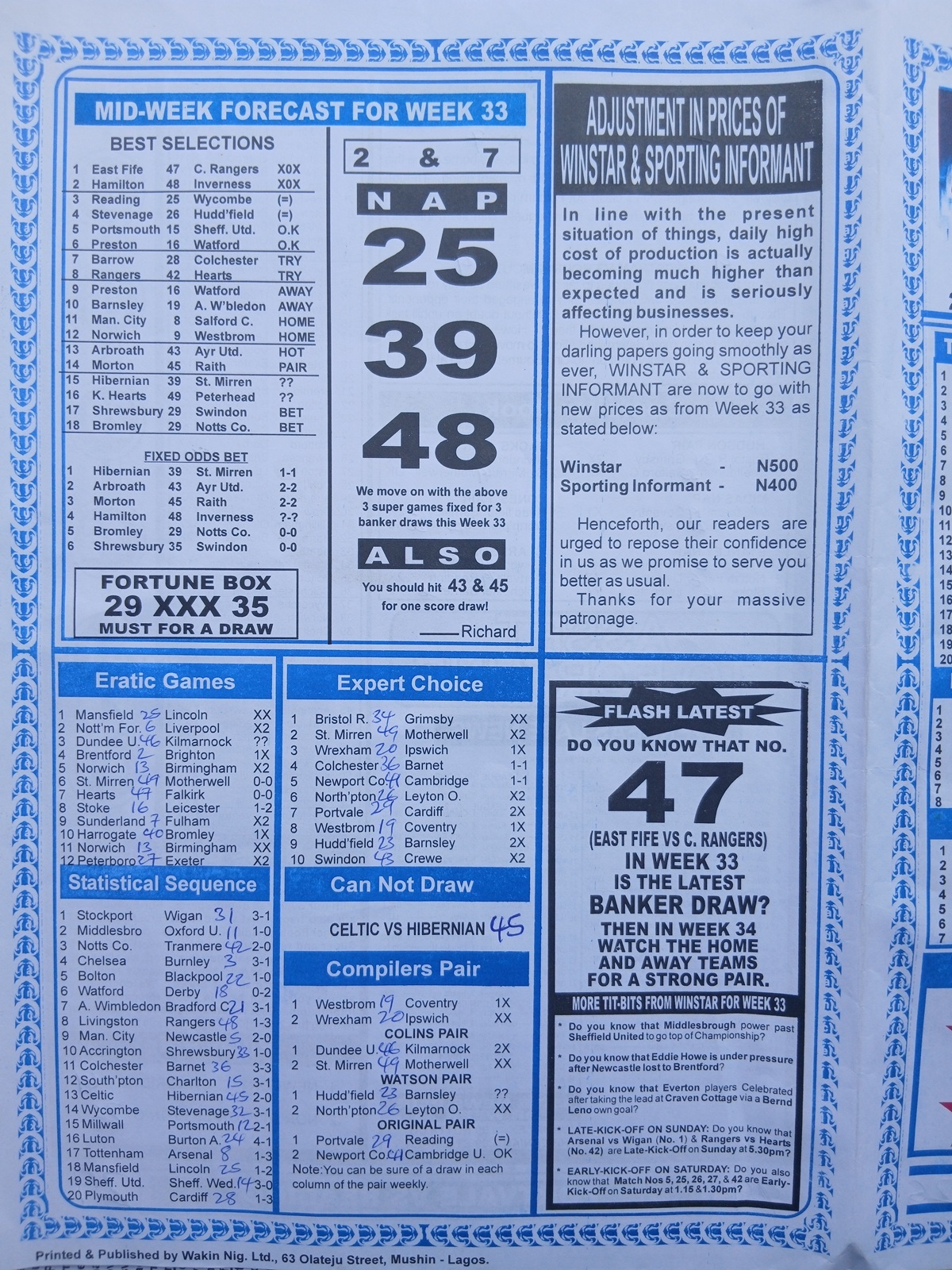 week 34 sporting informant 2026 page 4