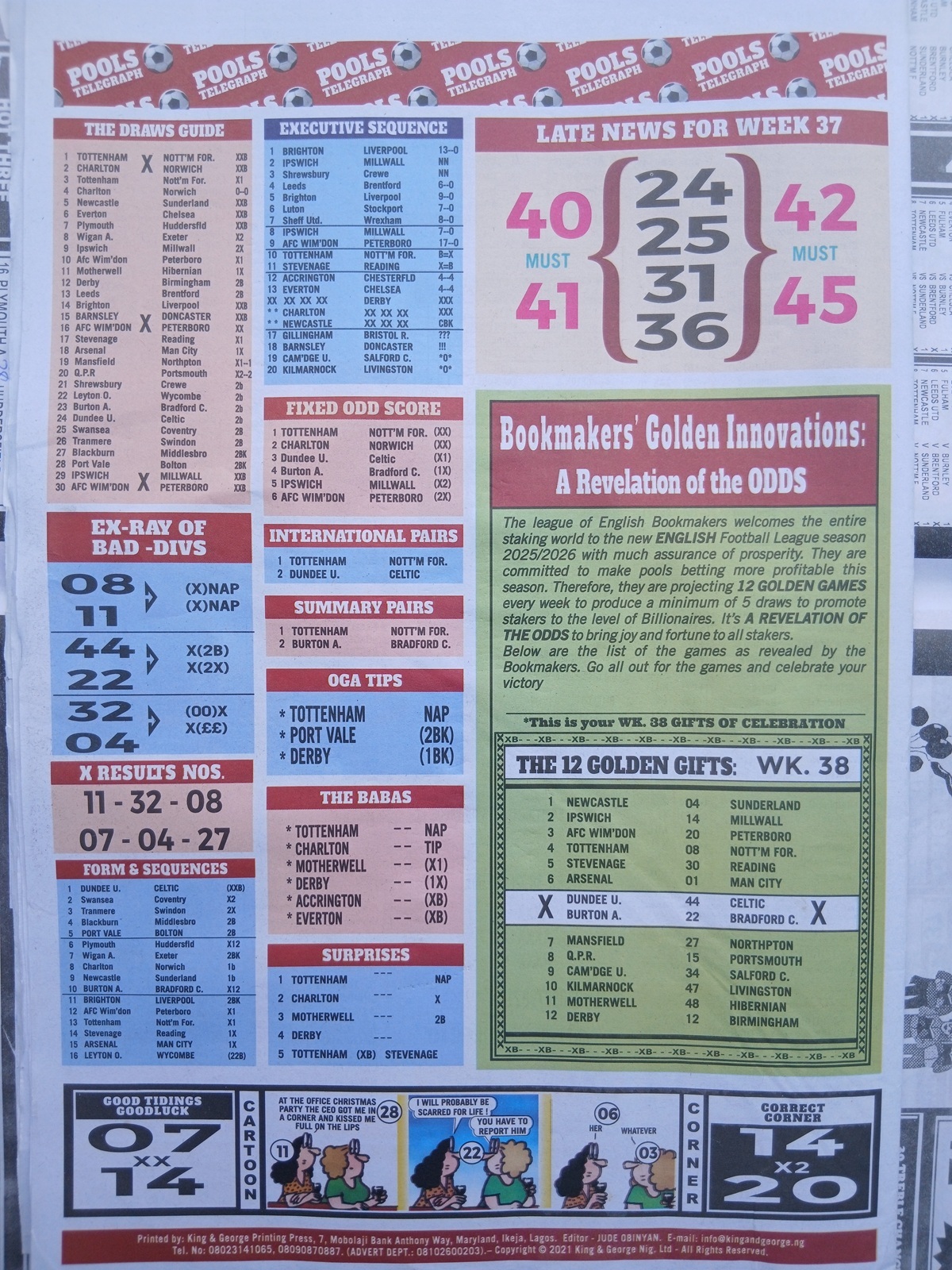 week 38 pools telegraph 2026 page 16