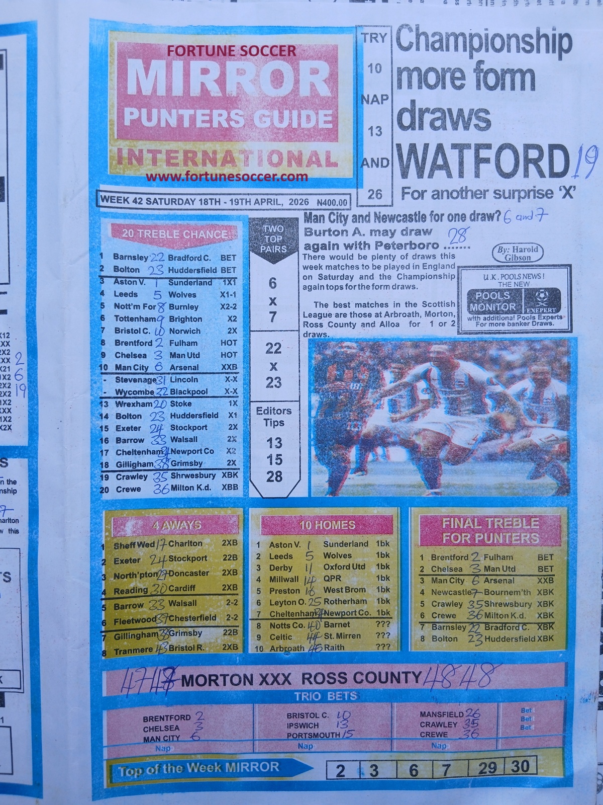 week 42 mirror punters guide 2026 page 1