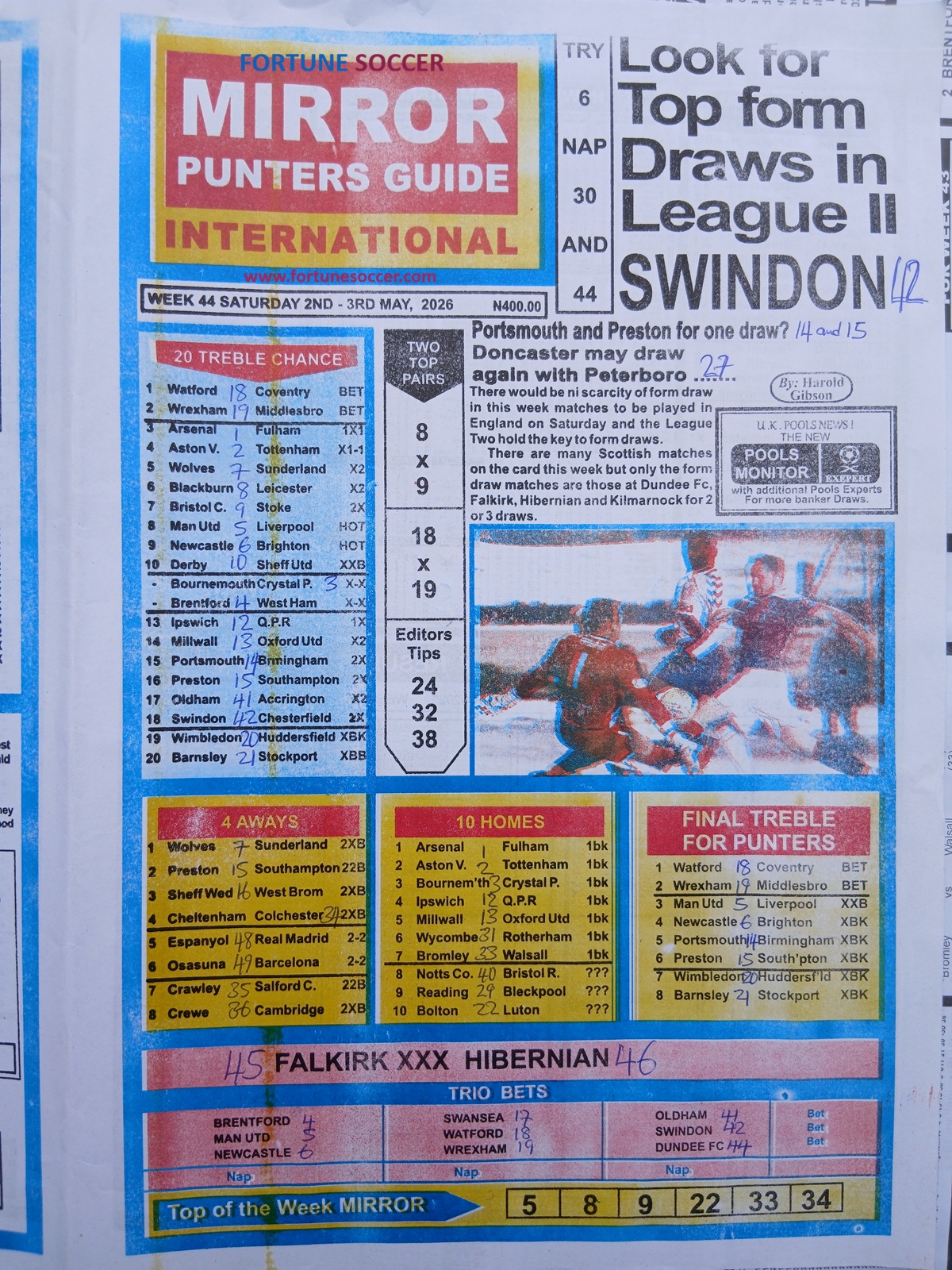 week 44 mirror punters guide 2026 page 1