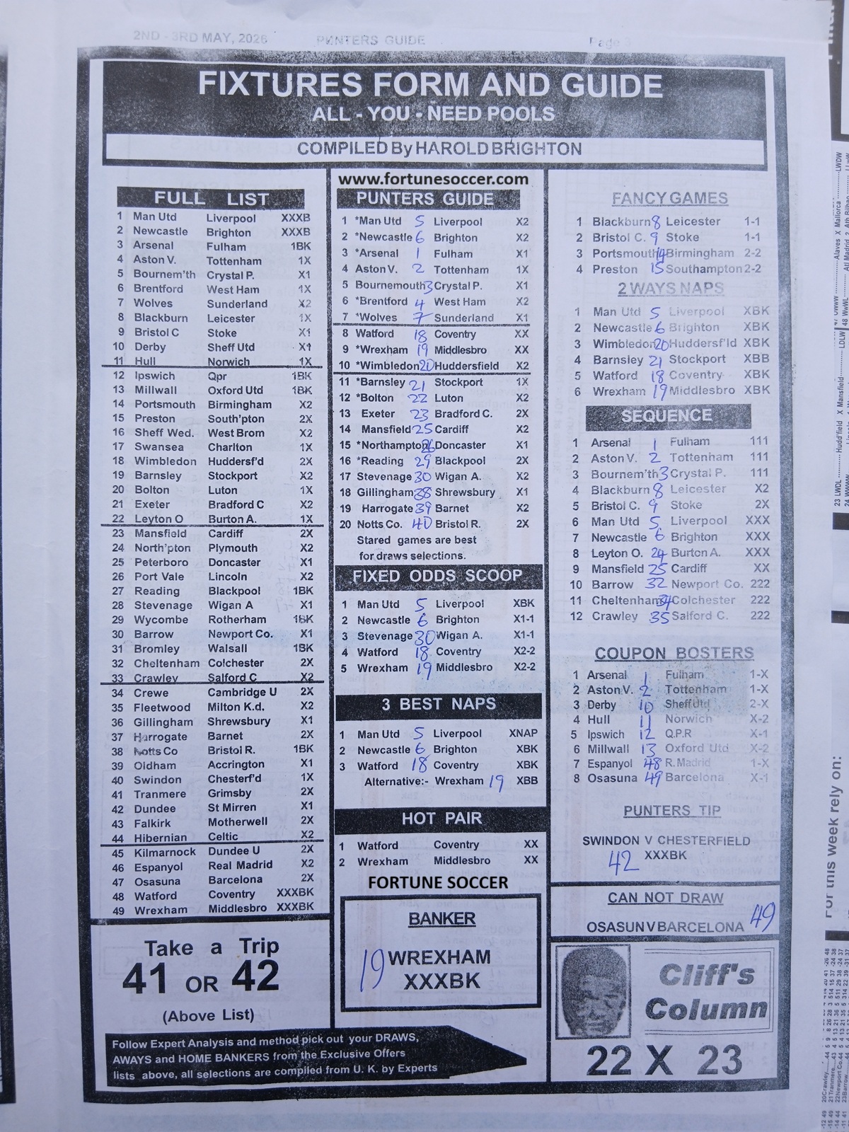week 44 mirror punters guide 2026 page 3