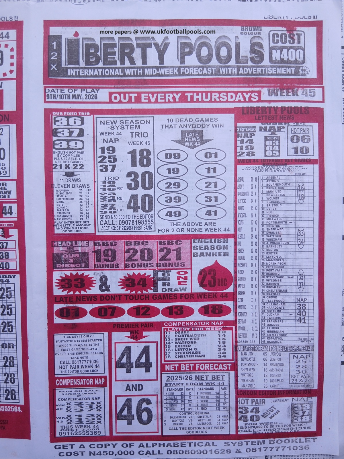 week 45 liberty international 2026 page 1
