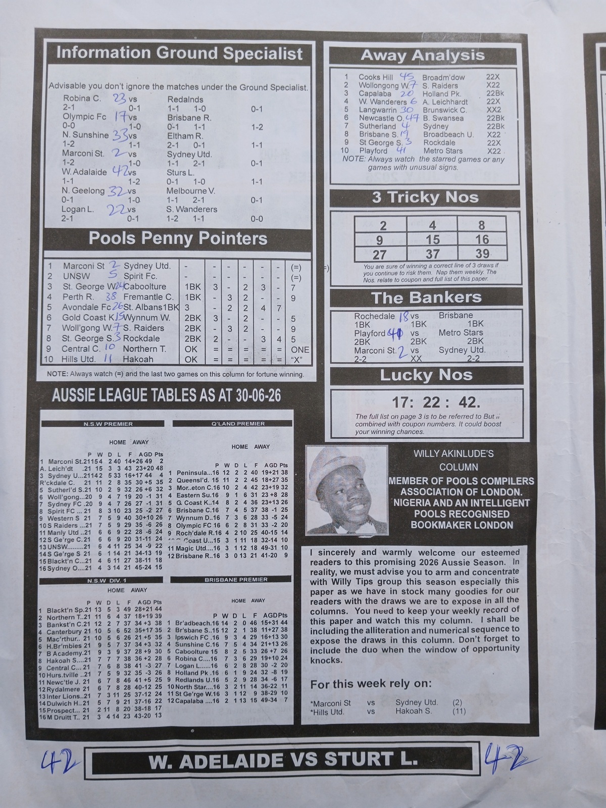 week 3 sporting informant 2026 page 2