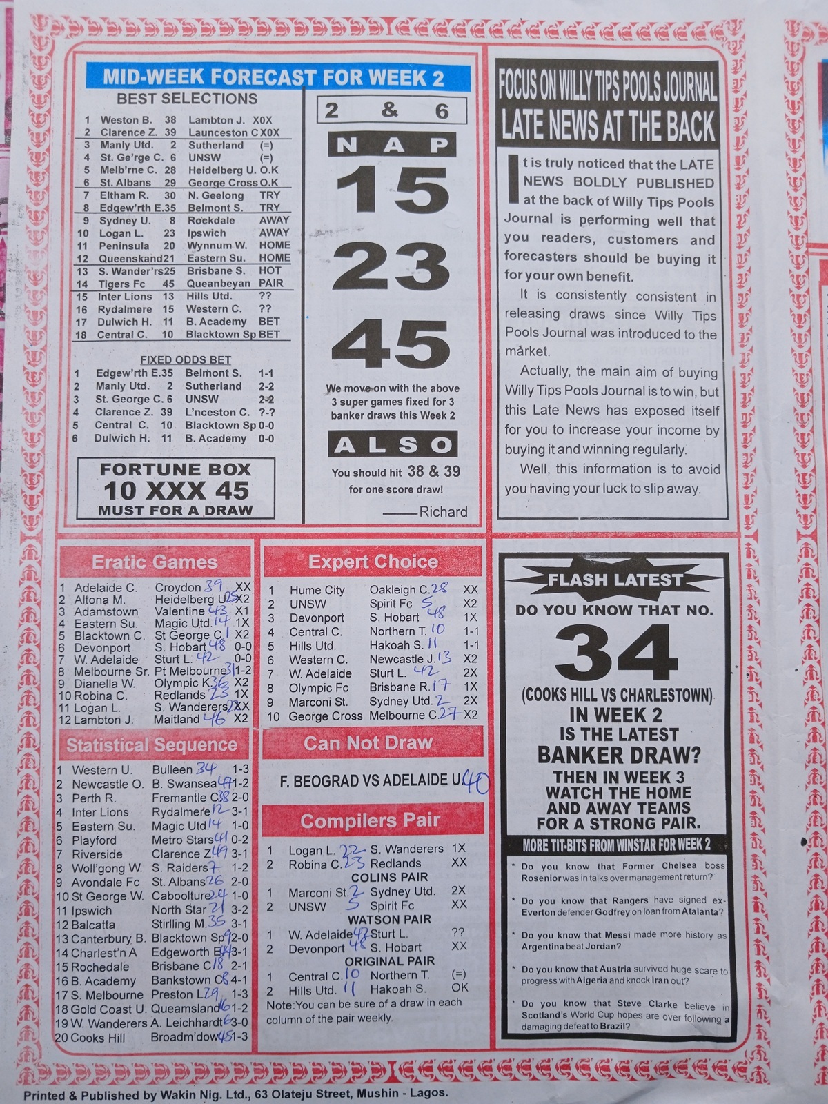 week 3 sporting informant 2026 page 4