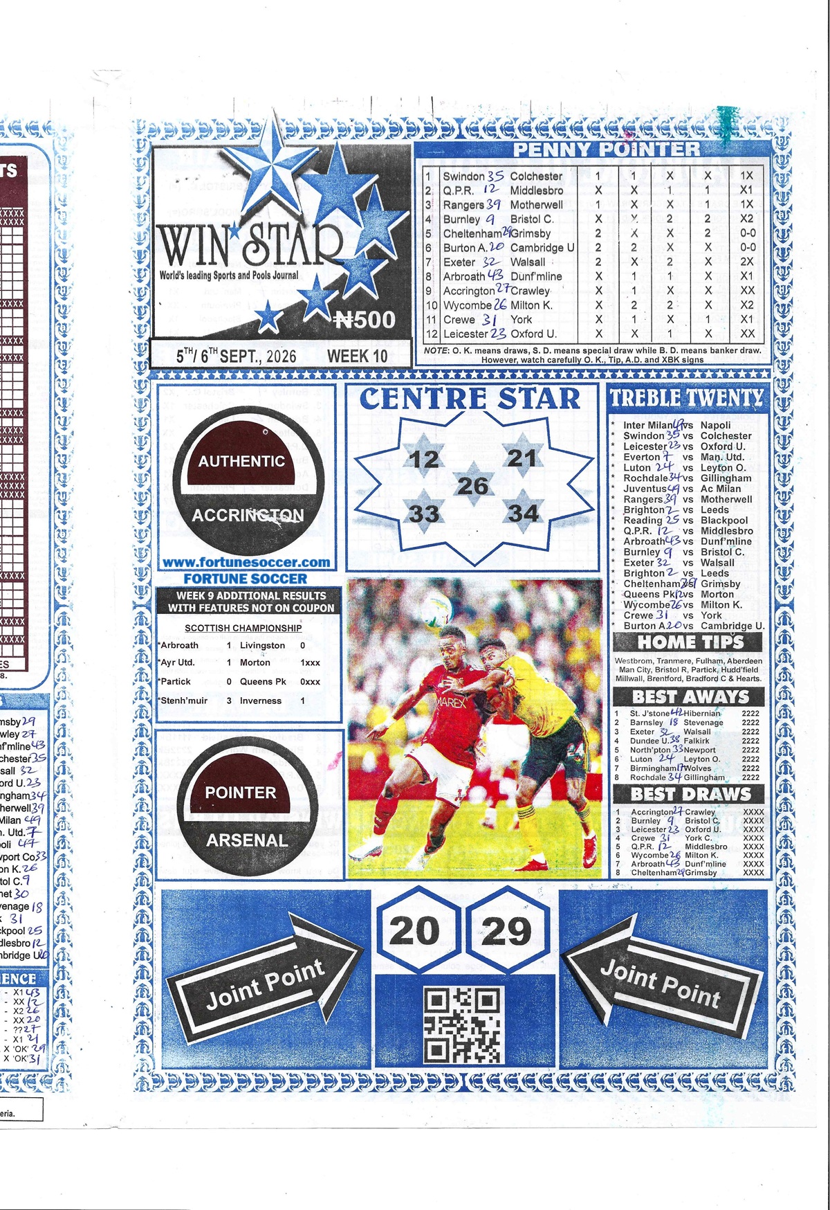 week 10 winstar 2026 page 1