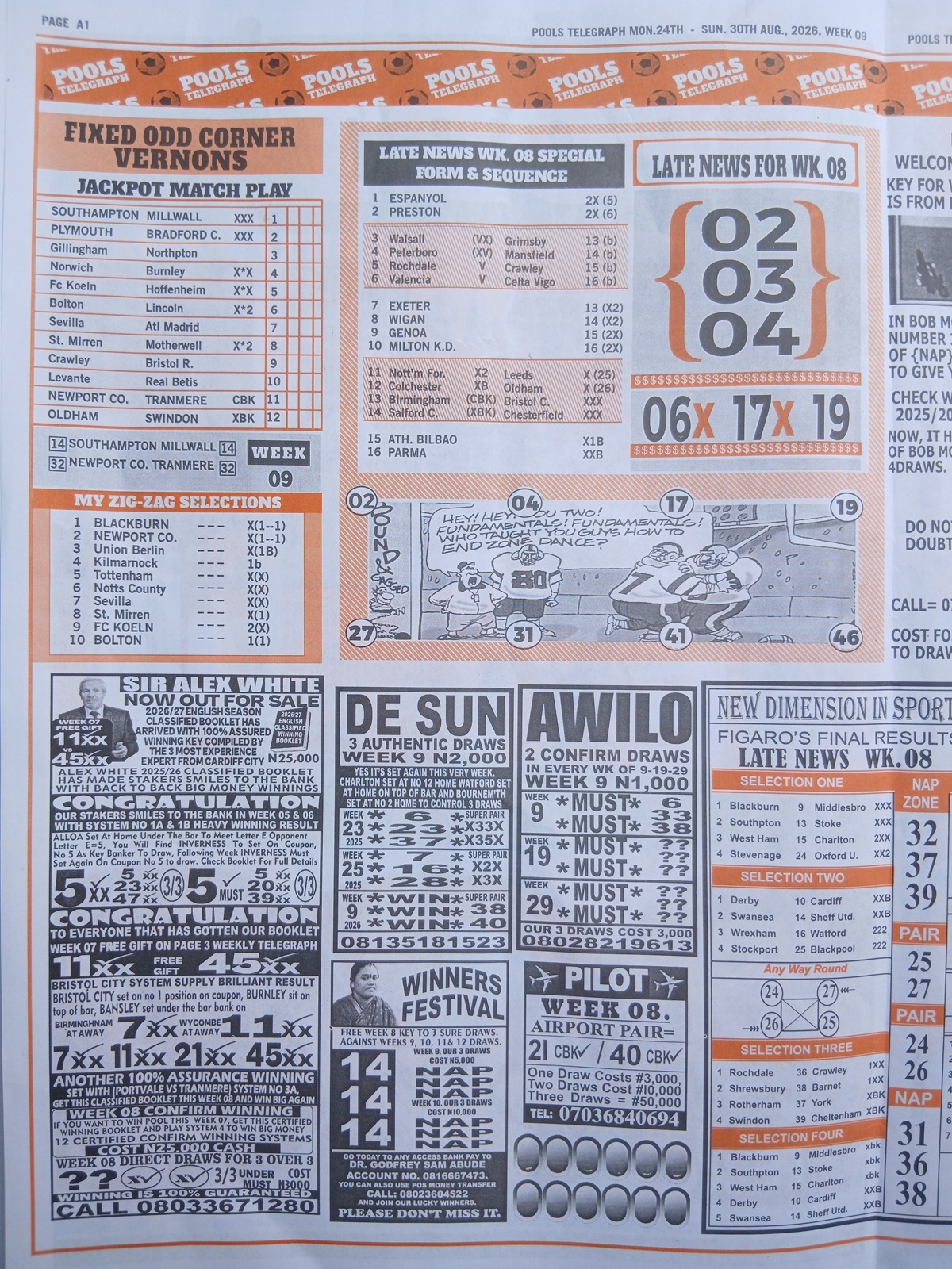 week 9 pools telegraph 2026 page 8