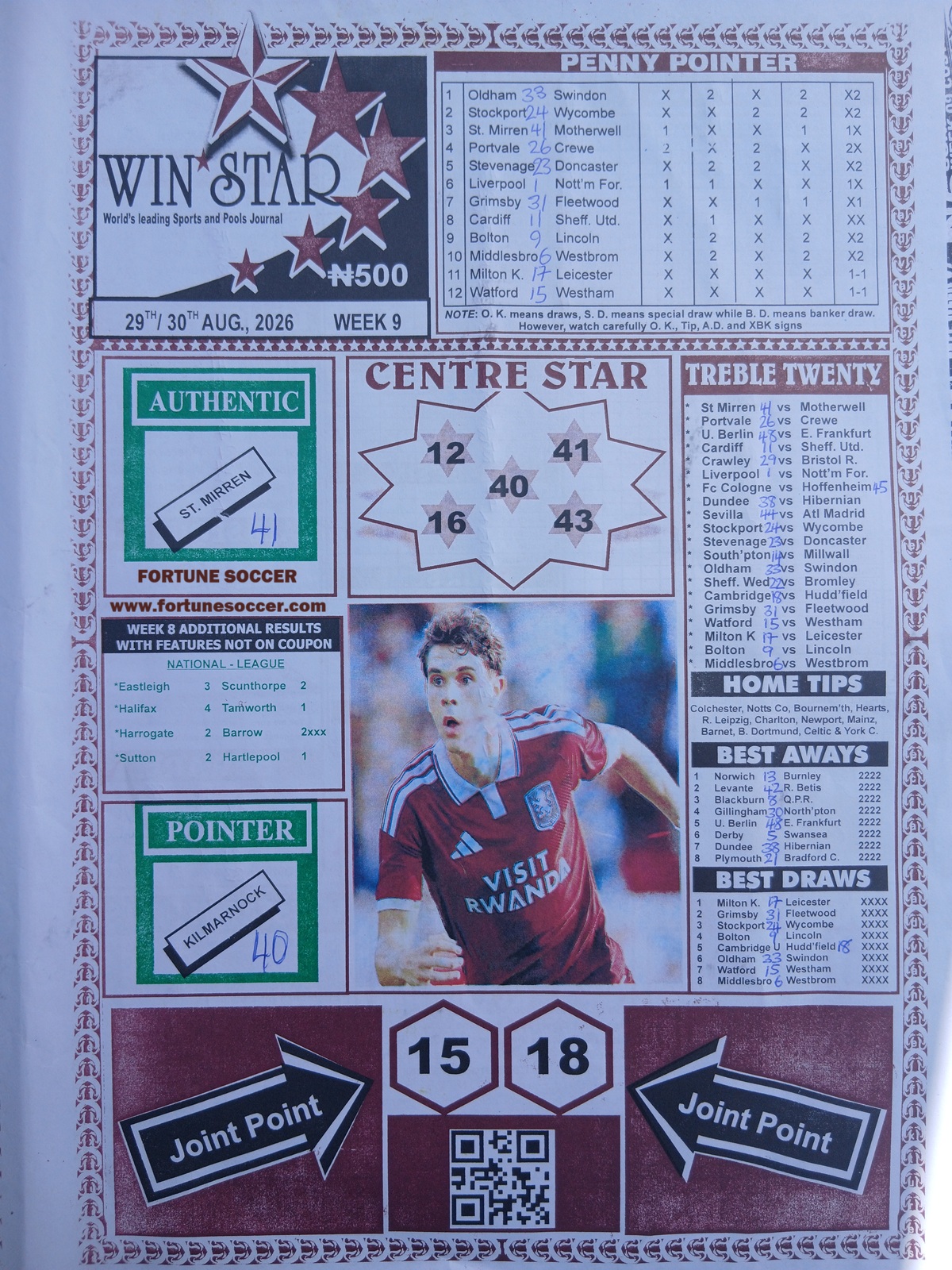 week 9 winstar 2026 page 1