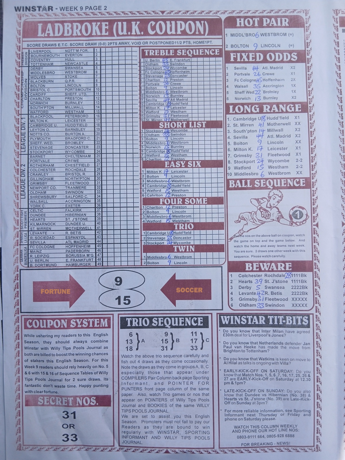week 9 winstar 2026 page 2
